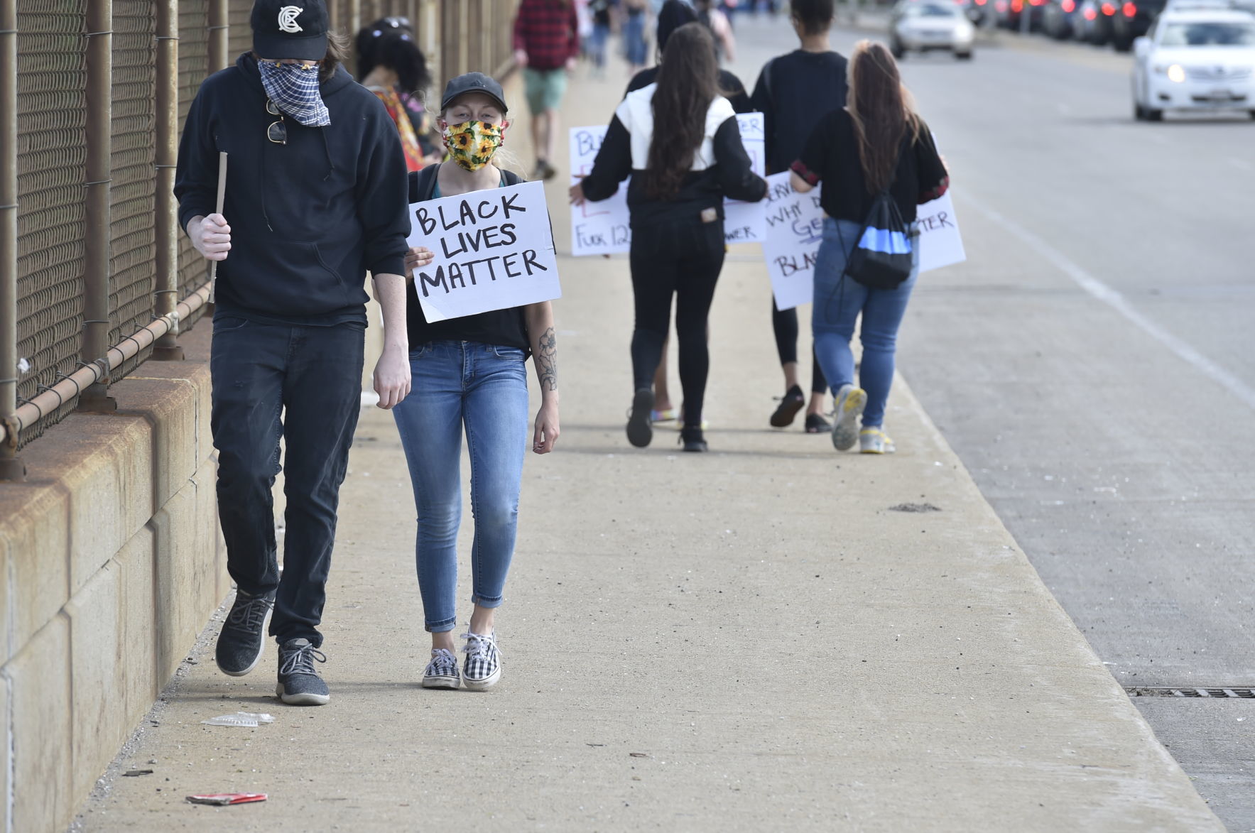 Black Lives Matter on 27th Street Bridge
